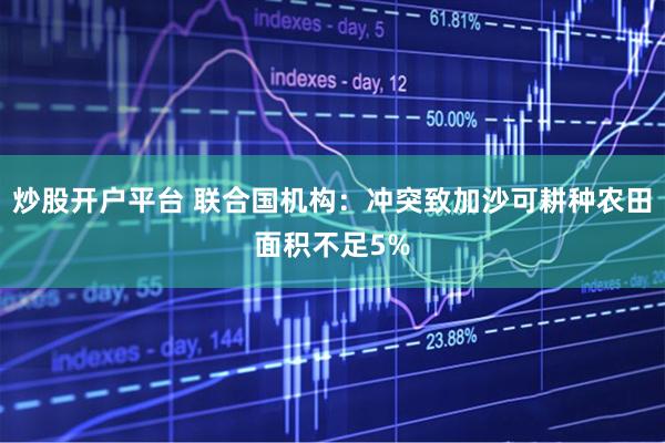 炒股开户平台 联合国机构：冲突致加沙可耕种农田面积不足5%